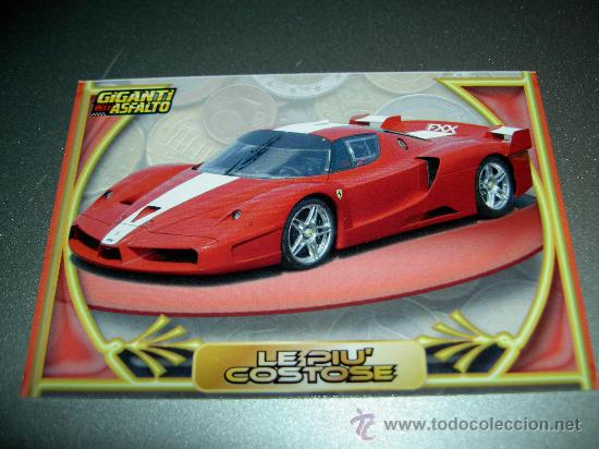 Trading cards: CARD COCHE FERRARI FXX N&ordm; 299 COLECCION DREAM CARS MUNDICROMO SPORT CROMOS