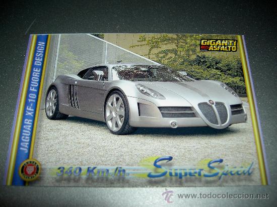 Trading Cards: CARD COCHE JAGUAR XF-10 FOURE DESIGN N&ordm; 360 COLECCION DREAM CARS MUNDICROMO SPORT CROMOS