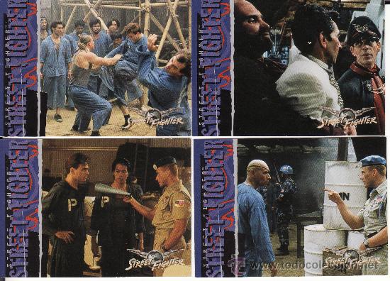 Trading Cards: UPPER DECK -- street fighter-- 40 CARDS DIFERENTES -- texto en ingl&eacute;s