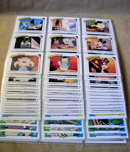 Trading Cards: FAVORITE STORIES &ndash; MICKEY AND THE BEANSTALK y otras &ndash; completa 200 TRADING CARDS - Sku Box - NUEVO