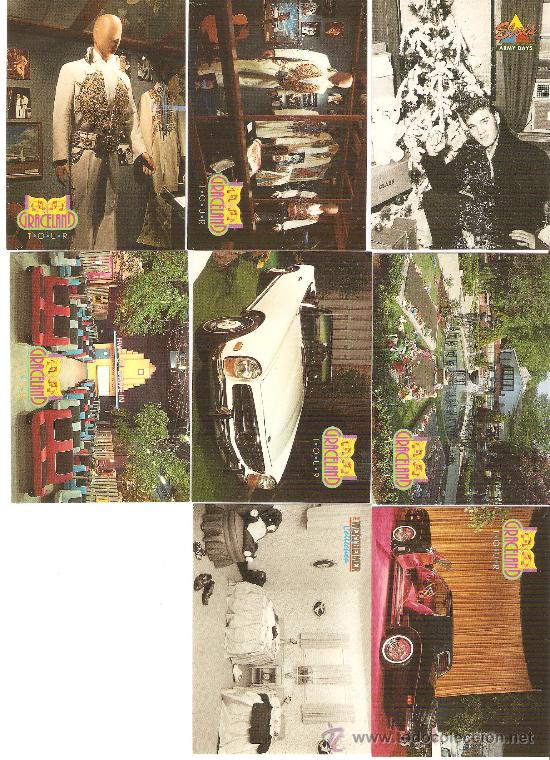 Trading cards: Lote de 8 Cards The ELVIS PRESLEY COLLECTION - 1992 - THE RIVER GROUP - Ingl&eacute;s