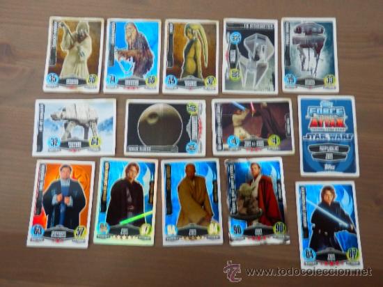 topps force attax trading card game star wars