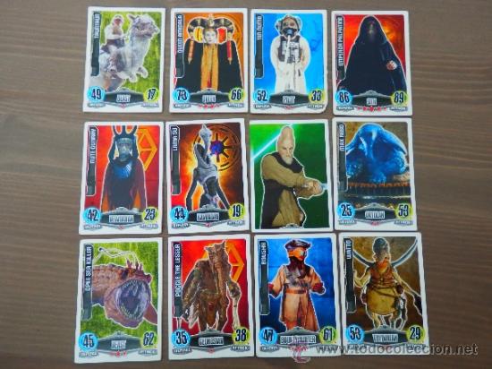 topps force attax trading card game star wars