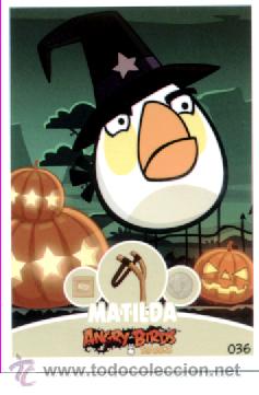 Trading cards: ANGRY BIRDS TRADING CARD E-MAX - MATILDA #036 - Foto 1
