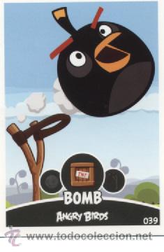Trading cards: ANGRY BIRDS TRADING CARD E-MAX - BOMB #039 - Foto 1