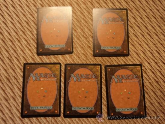 Trading cards: Lote de 5 cartas Magic The Gathering; Deckmaster - Foto 2