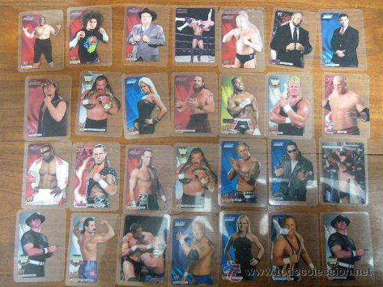 Trading cards: 30 lamincards Raw y Mack Down - Foto 1