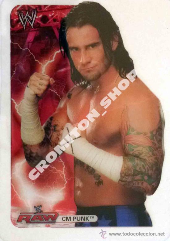 Cartes &agrave; &Eacute;changer: N&ordm; 43 CM PUNK - RAW NEW PRESSING STARS 2008 EDIBAS LAMINCARDS MUNDICROMO