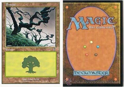 Trading cards: Carta Magic The Gathering : BOSQUE - Foto 1