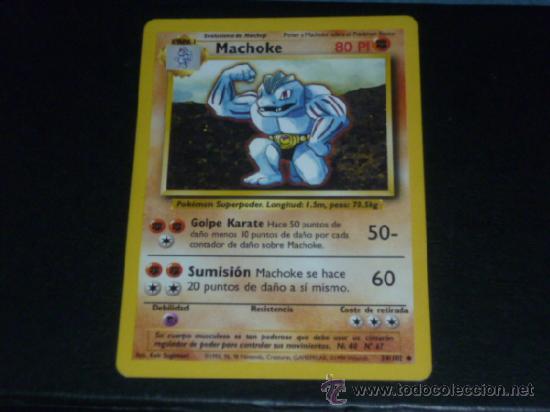 Pokemon Base Machoke Uncommon 34//102 Lot of 5 Cards