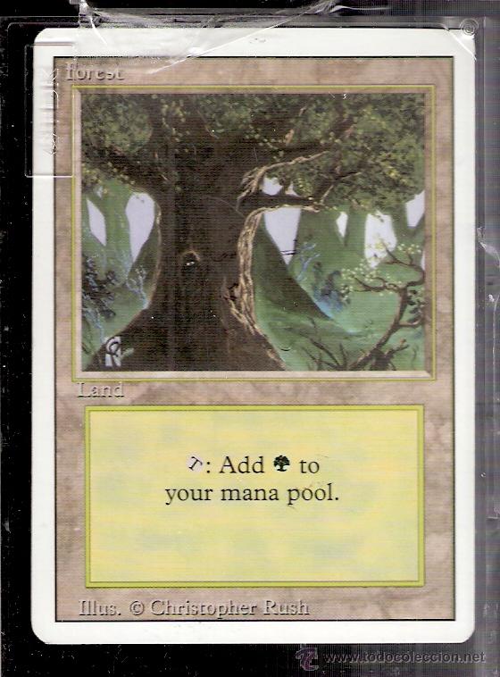 Trading cards: Forest. Land. Magic. The Gathering. Deckmaster. - Foto 1