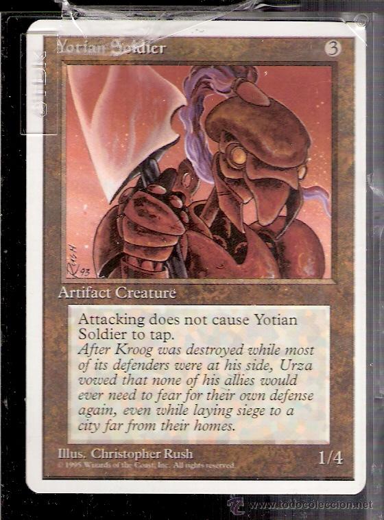 Trading cards: Yotian Soldier. Artifact Creature. Magic. The Gathering. Deckmaster. - Foto 1