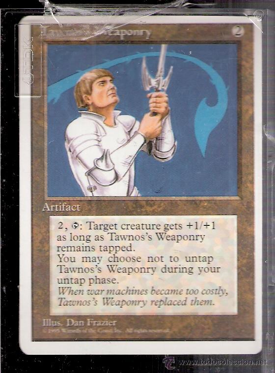 Trading cards: Tawnoss Weaponry. Artifact. Magic. The Gathering. Deckmaster. - Foto 1