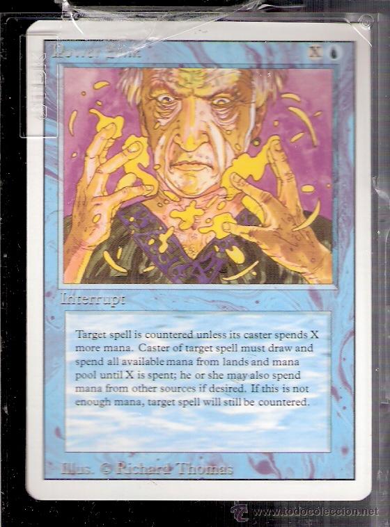 Trading cards: Power Sink. Interrupt. Magic. The Gathering. Deckmaster. - Foto 1