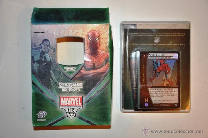 Trading cards: Marvel trading card game SPIDERMAN Vs. DOC OCK a&ntilde;o 2004 - Foto 1