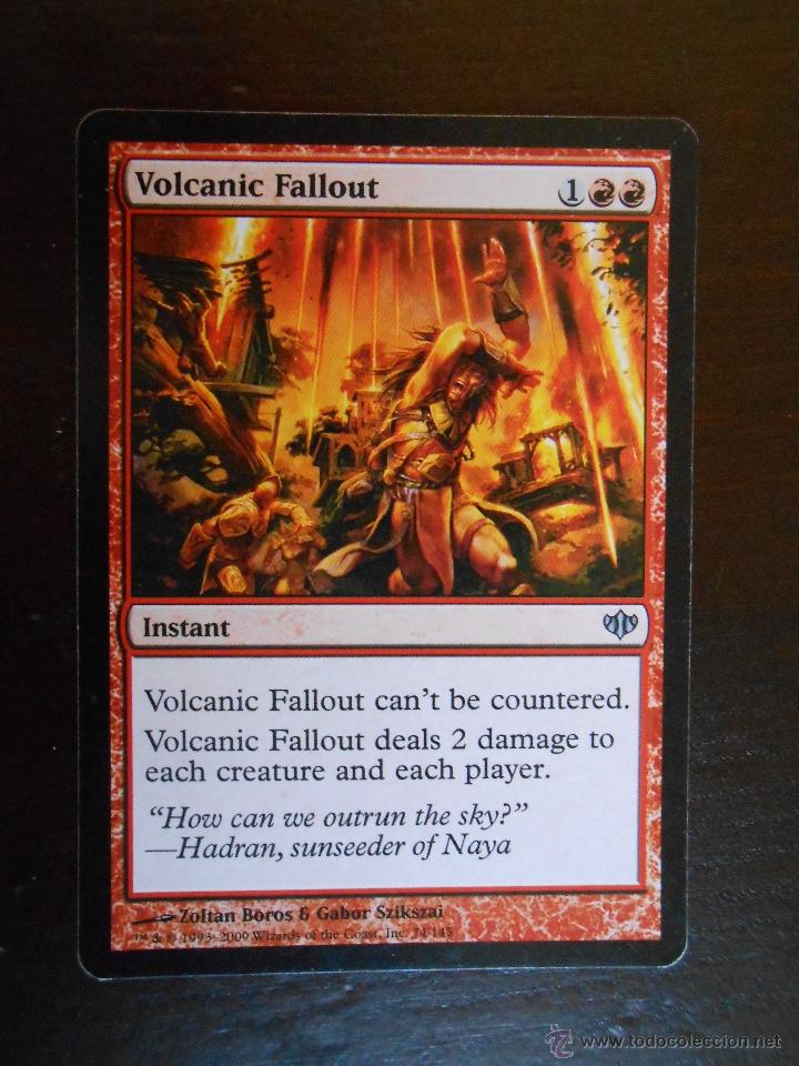 mtg - volcanic fallout x1 - magic - conflux - i - Buy Antique trading cards  on todocoleccion