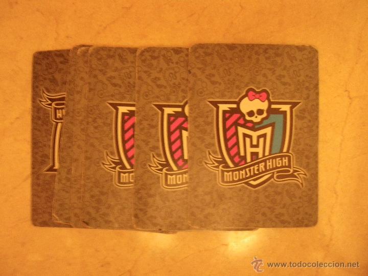 Trading cards: LOTE MONSTER HIGH: 1 TARGETA Y 6 CARTAS - Foto 2