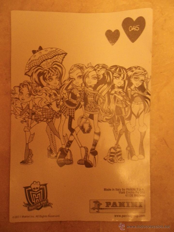 Trading cards: LOTE MONSTER HIGH: 1 TARGETA Y 6 CARTAS - Foto 4
