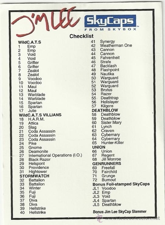Trading cards: Jim Lee Skycaps - Foto 3
