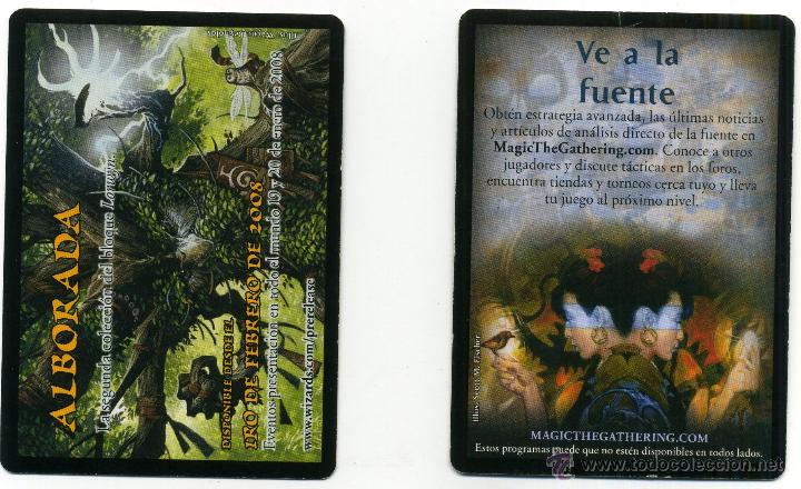 Trading cards: Cartas Magic [Alborada][Guerrero Elfo] - Foto 2