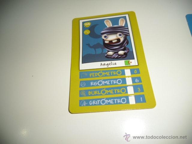 Trading cards: RAYMAN RAVING RABBIDS  ARGELIA 28A - Foto 1