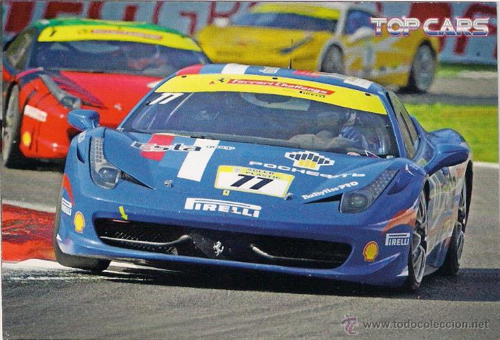 Trading cards: CROMO N&ordm; 179 DE LA COLECCION : TOP CARS  ( FERRARI 458 CHALLENGE ) Es de los num + buscados