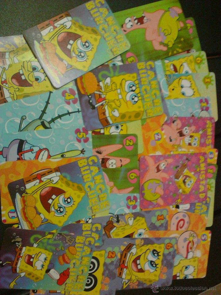 Trading Cards: 39 CARTAS CROMOS.BOB ESPONJA.NICKELODEON.VER FOTOS ADICIONALES.