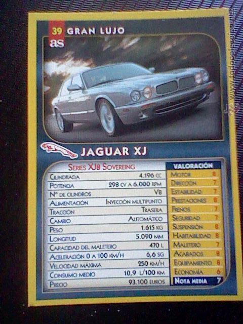 Trading Cards: TRADING CARD PROMOCIONAL AS BP ULTIMATE N&ordm; 39 JAGUAR XJ *1X1
