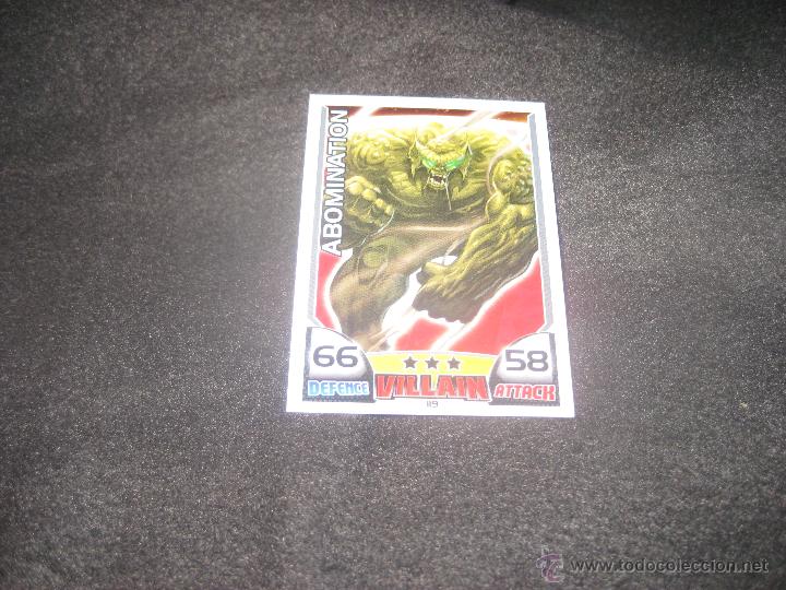Trading cards: hero.attax 2011 regular card n&ordm;89 abomination - Foto 1