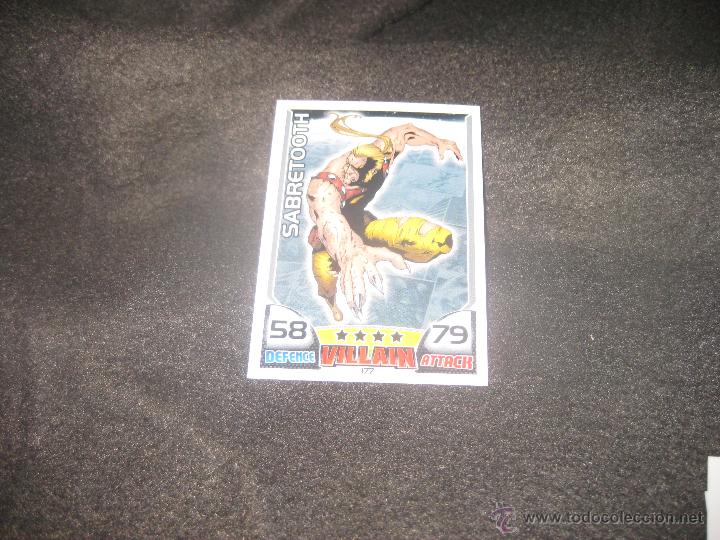 Trading cards: hero.attax 2011 regular card n&ordm;177 sabretooth - Foto 1