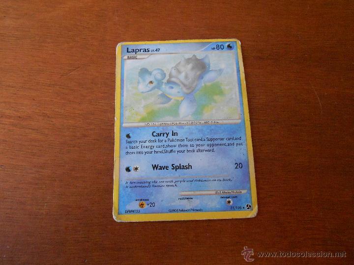 Trading cards: CARTA RARA POKEMON: LAPRAS - Foto 1
