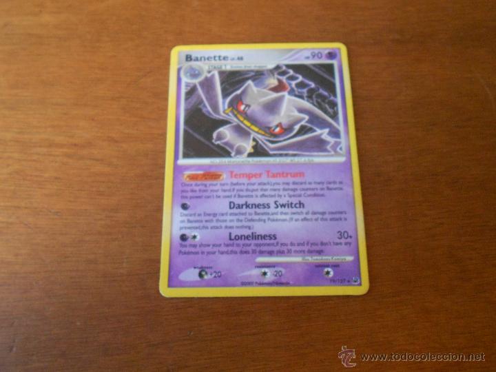Sammelkarten: CARTA RARA POKEMON: BANETTE