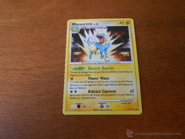 Trading cards: CARTA RARA POKEMON: MANECTRIC - Foto 1
