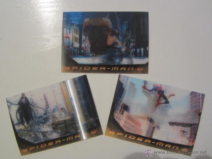 Trading cards: TRADING CARD SPIDERMAN 2 COMPLETA - Foto 3