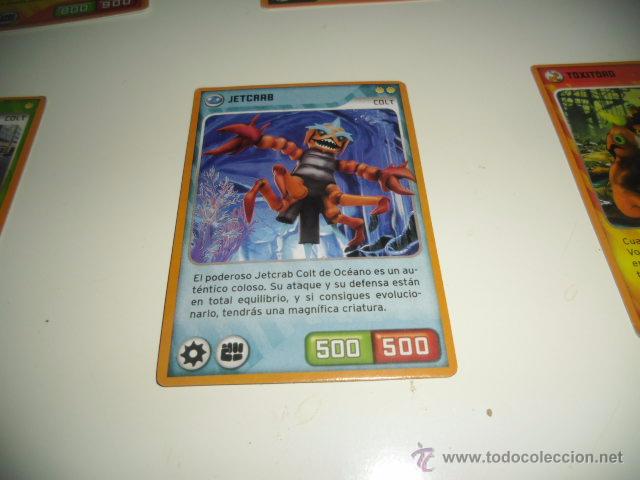 Trading cards: FICHA CARD INVIZIMALS PANINI JETCRAB - Foto 1
