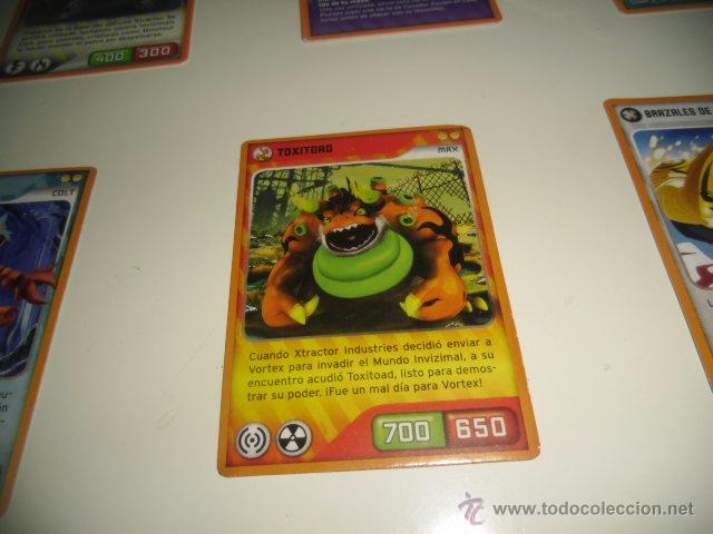 Trading cards: FICHA CARD INVIZIMALS PANINI TOXITOAD - Foto 1