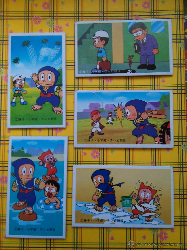 Trading cards: ninja hatori hattori kun fujio fujiko DORAEMON menko cards