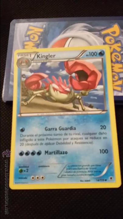 Trading cards: Carta Pokem&oacute;n KINGLER - Foto 1