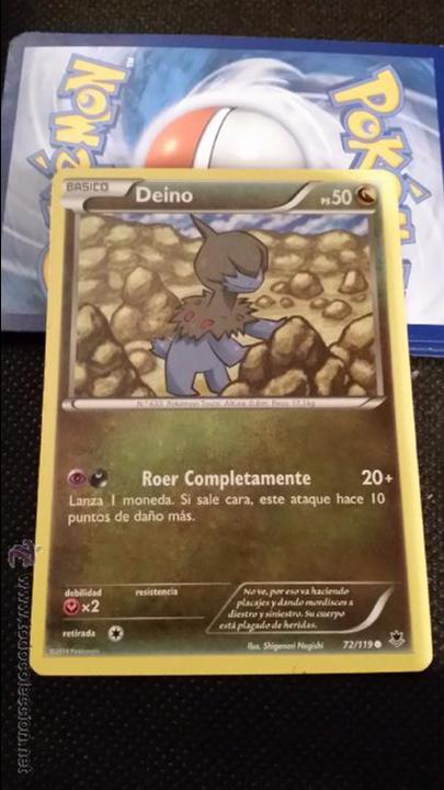 Trading cards: Carta Pokem&oacute;n DEINO - Foto 1