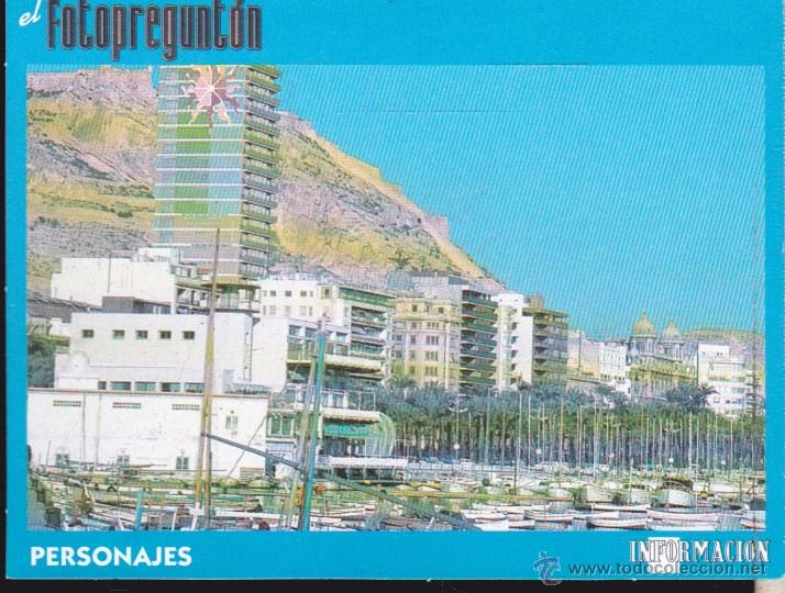 Trading cards: - ALICANTE &middot;&middot;&middot; VISTA DE ALICANTE  , FOTOFICHA EN CARTON RIGIDO .