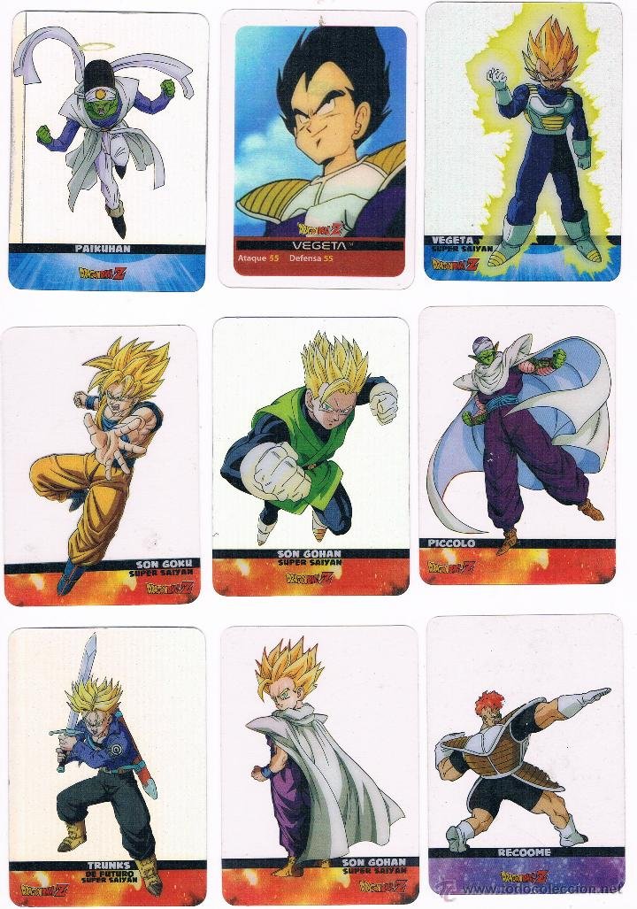 Lote 45 Lamincards Dragon Ball Z Bola De Dragon Sold Through Direct Sale