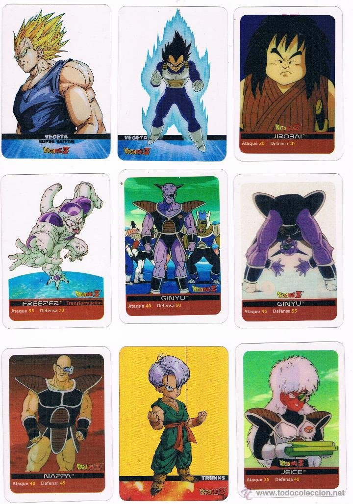 Lote 45 Lamincards Dragon Ball Z Bola De Dragon Sold Through Direct Sale