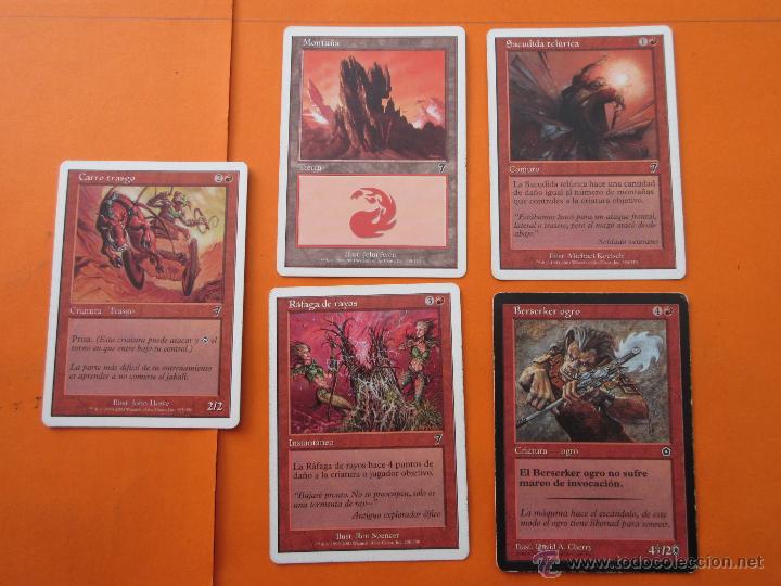 Trading cards: LOTE DE 5 CROMOS DIFERENTES MAGIC CARD THE GATHERING DECKMASTER