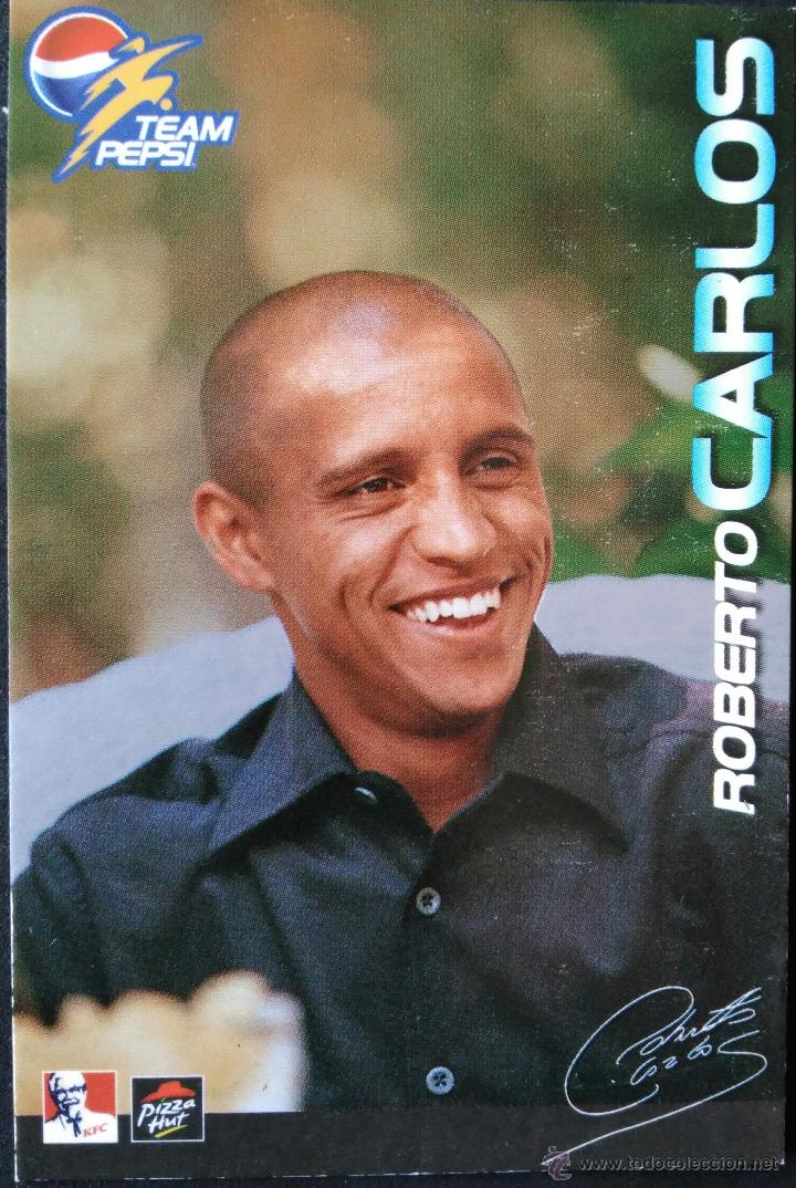 roberto carlos team pepsi soccer promotional ca - Buy Antique