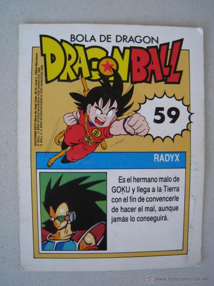 Dragon Ball Z Collection Card Gum 59 