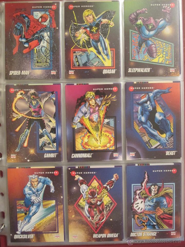 Trading cards: TRADING CARD MARVEL 1992 CASI COMPLETA - Foto 1