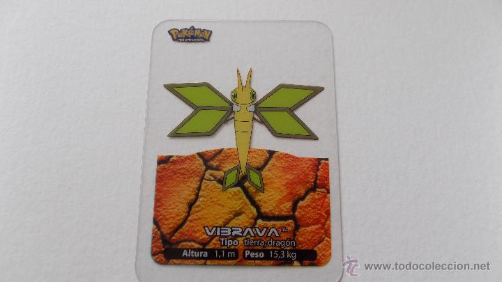Trading cards: pokemon avanced, lamincards , vibrava 090 - Foto 1