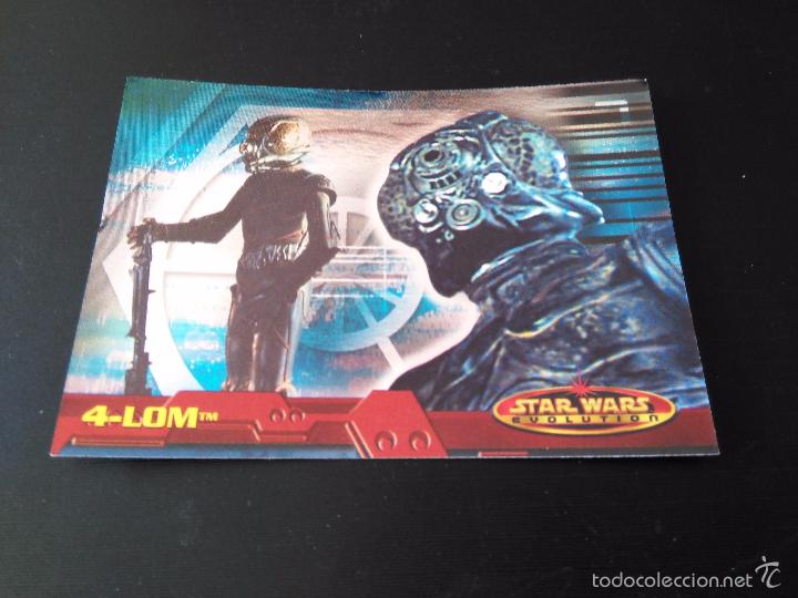 Trading cards: star wars evolution 2001 topps holo card 01 4-lom - Foto 1