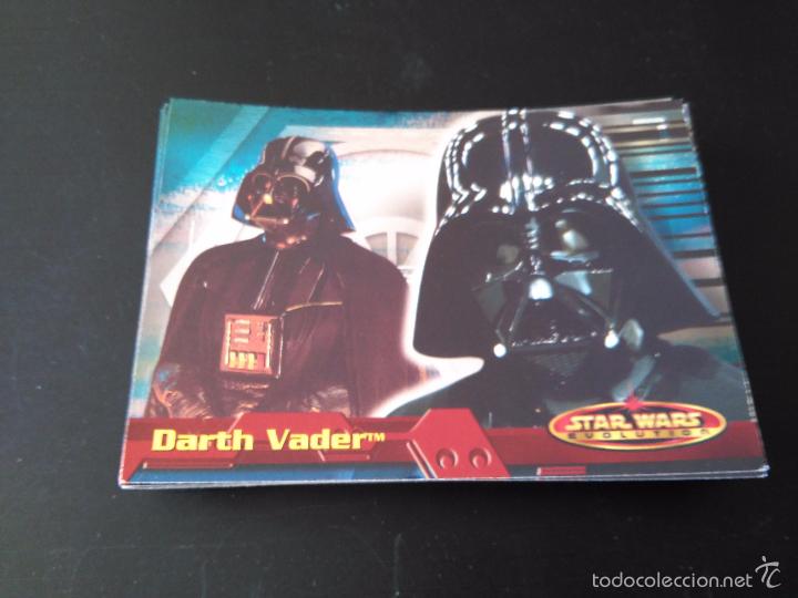 Trading cards: star wars evolution 2001 topps holo card 21 darth vader - Foto 1