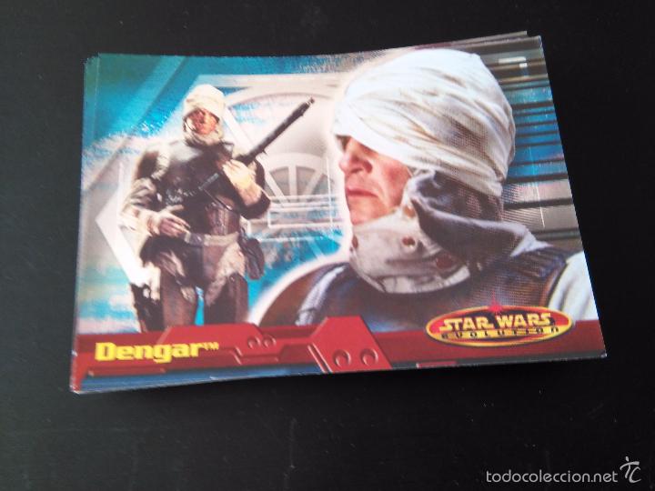 Trading cards: star wars evolution 2001 topps holo card 22 dengar - Foto 1